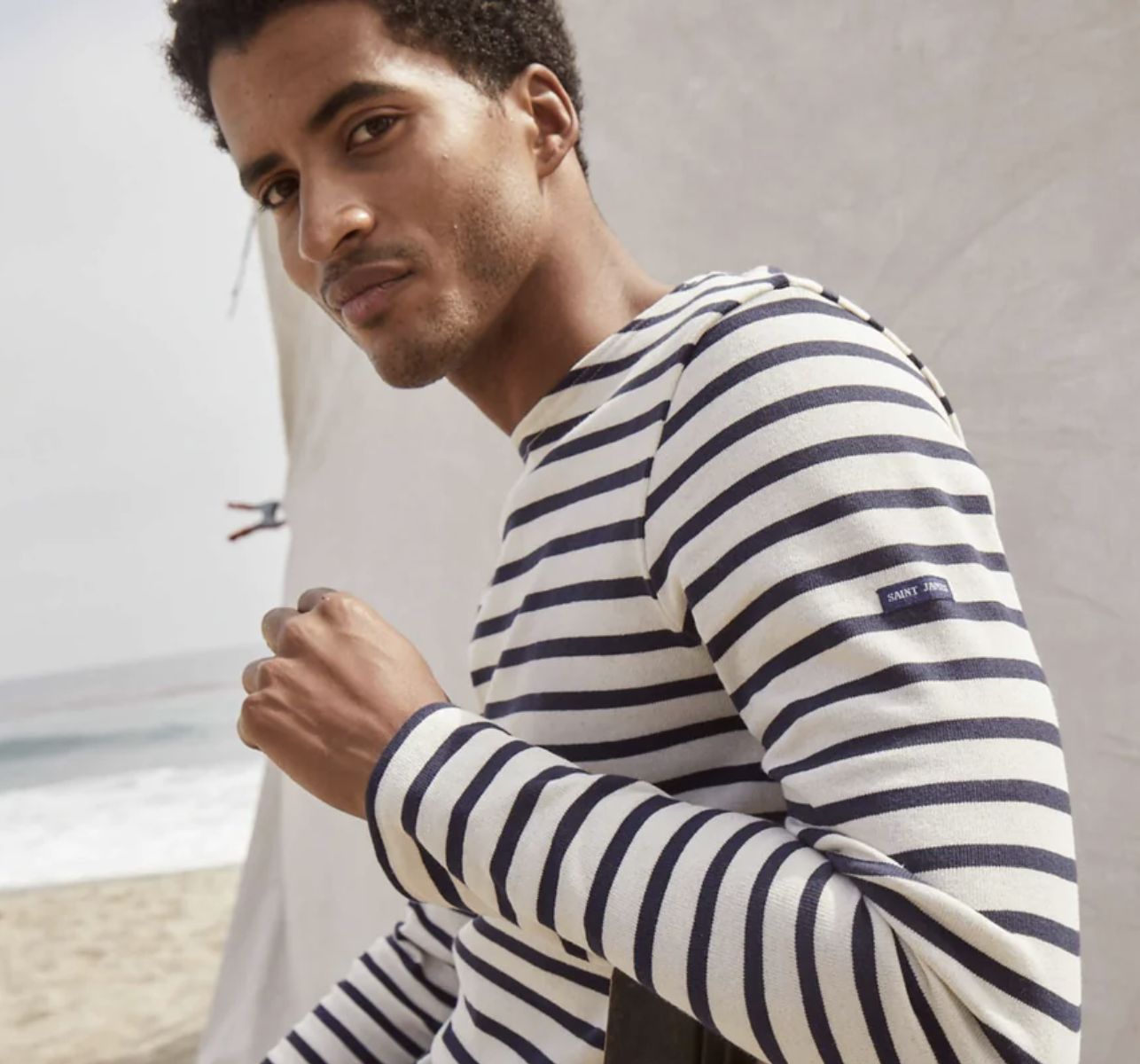 Saint James Meridian Moderne long-sleeve shirt | The